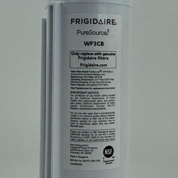 Frigidaire PureSource3 WF3CB Water and Ice Refrigerator Filter - Picture 4 of 13